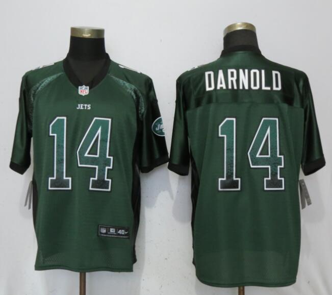 Nike Jets 14 Sam Darnold Green Drift Fashion Elite Jersey