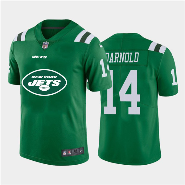 Nike Jets 14 Sam Darnold Green Team Big Logo Vapor Untouchable Limited Jersey Nike Jets 14 Sam Darnold Green Team Big Logo Vapor Untouchable Limited Jersey