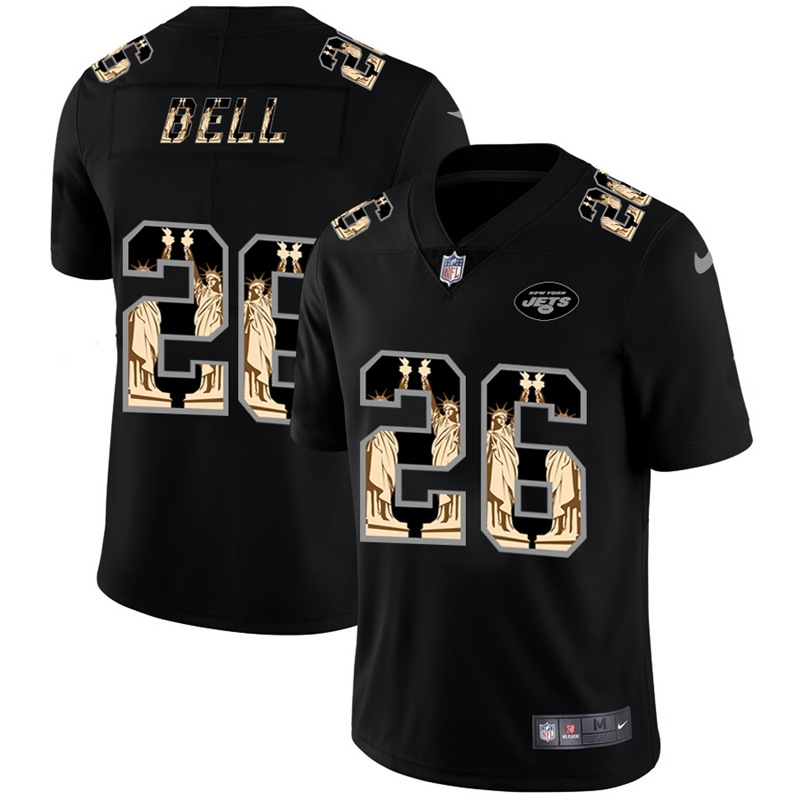 Nike Jets 26 Le'Veon Bell Black Statue Of Liberty Limited Jersey Nike Jets 26 Le'Veon Bell Black Statue Of Liberty Limited Jersey