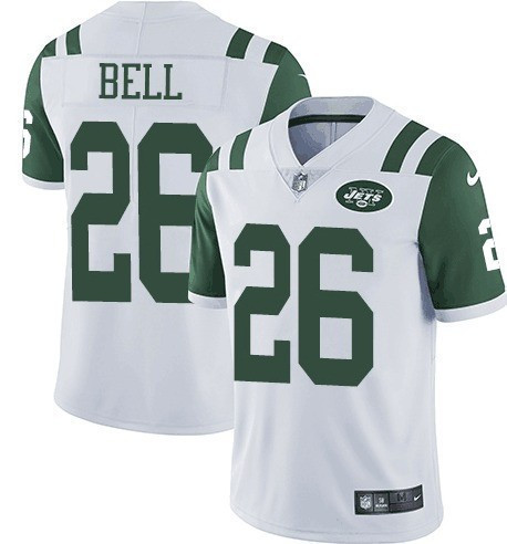 Nike Jets 26 Le'Veon Bell White Vapor Untouchable Limited Jersey