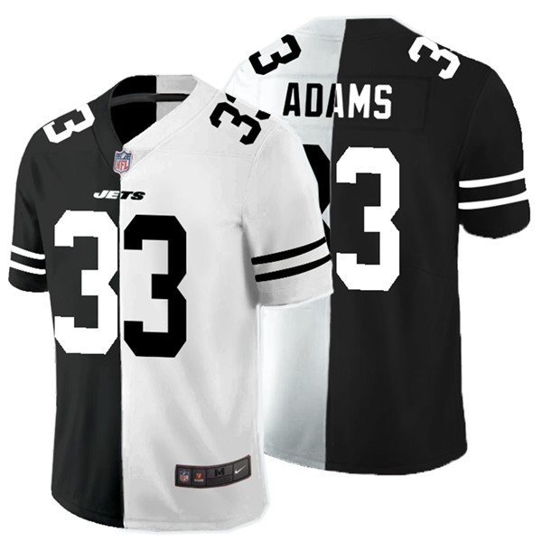 Nike Jets 33 Jamal Adams Black And White Split Vapor Untouchable Limited Jersey Nike Jets 33 Jamal Adams Black And White Split Vapor Untouchable Limited Jersey