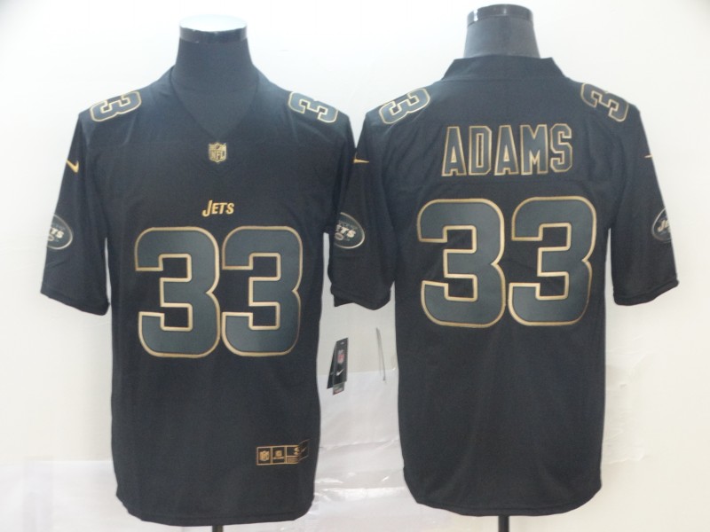 Nike Jets 33 Jamal Adams Black Gold Vapor Untouchable Limited Jersey Nike Jets 33 Jamal Adams Black Gold Vapor Untouchable Limited Jersey