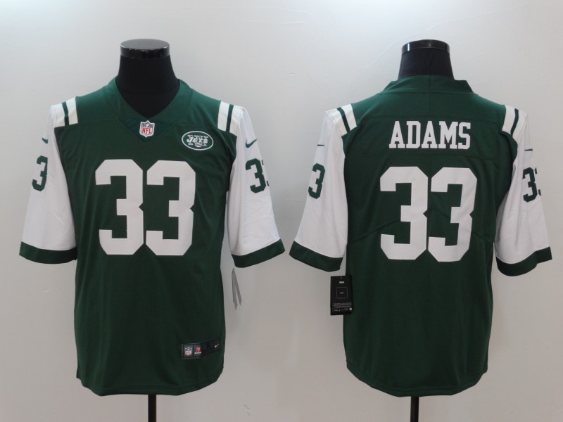 Nike Jets 33 Jamal Adams Green Vapor Untouchable Player Limited Jersey