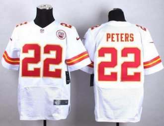 Nike Kansas City Chiefs #22 Marcus Peters White Men's Stitched NFL Elite Jersey Nike Kansas City Chiefs #22 Marcus Peters White Men's Stitched NFL Elite Jersey