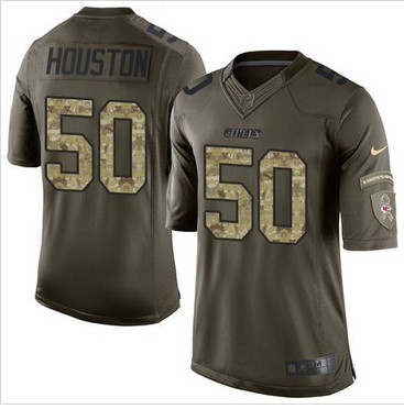 Nike Kansas City Chiefs #50 Justin Houston Green Men's Stitched NFL Limited Salute to Service Jersey Nike Kansas City Chiefs #50 Justin Houston Green Men's Stitched NFL Limited Salute to Service Jersey