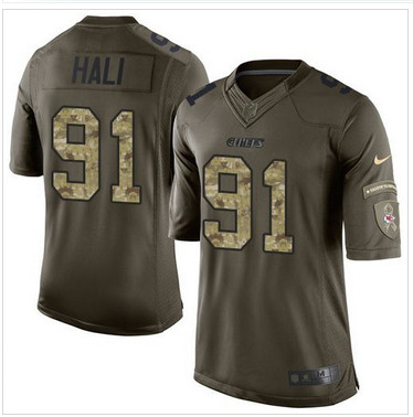 Nike Kansas City Chiefs #91 Tamba Hali Green Men's Stitched NFL Limited Salute to Service Jersey Nike Kansas City Chiefs #91 Tamba Hali Green Men's Stitched NFL Limited Salute to Service Jersey