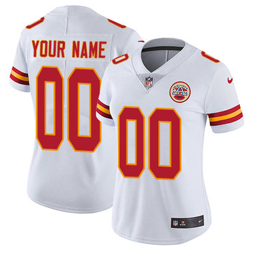 Nike Kansas City Chiefs Elite White Road Women's Jersey NFL Vapor Untouchable Customized jerseys Nike Kansas City Chiefs Elite White Road Women's Jersey NFL Vapor Untouchable Customized jerseys