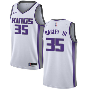 Nike Kings #35 Marvin Bagley III White Women's NBA Swingman Association Edition Jersey Nike Kings #35 Marvin Bagley III White Women's NBA Swingman Association Edition Jersey