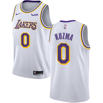 Nike Lakers #0 Kyle Kuzma White NBA Swingman Association Edition Jersey Nike Lakers #0 Kyle Kuzma White NBA Swingman Association Edition Jersey