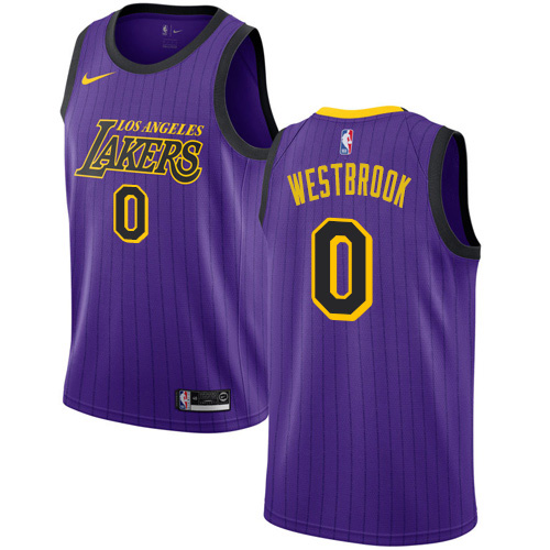 Nike Lakers #0 Russell Westbrook Youth Purple NBA Swingman City Edition 2018 19 Jersey Nike Lakers #0 Russell Westbrook Youth Purple NBA Swingman City Edition 2018 19 Jersey