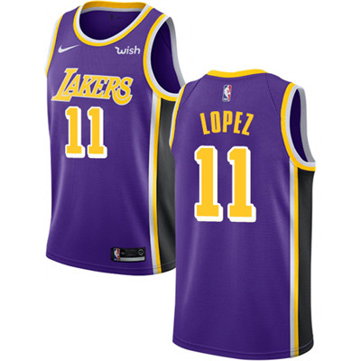 Nike Lakers #11 Brook Lopez Purple NBA Swingman Statement Edition Jersey Nike Lakers #11 Brook Lopez Purple NBA Swingman Statement Edition Jersey