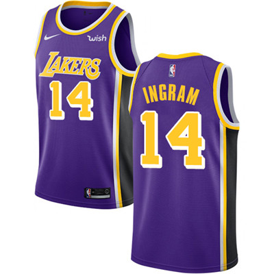 Nike Lakers #14 Brandon Ingram Purple NBA Swingman Statement Edition Jersey Nike Lakers #14 Brandon Ingram Purple NBA Swingman Statement Edition Jersey