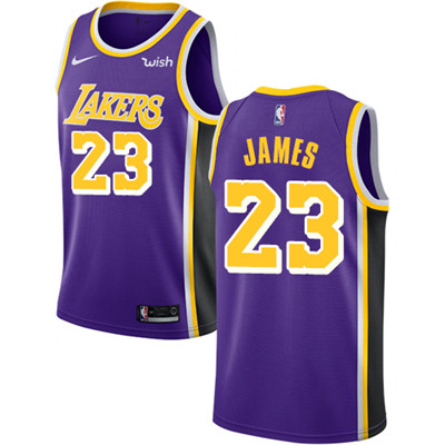 Nike Lakers #23 LeBron James Purple NBA Swingman Statement Edition Jersey Nike Lakers #23 LeBron James Purple NBA Swingman Statement Edition Jersey