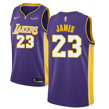 Nike Lakers #23 LeBron James Purple Women's NBA Swingman Statement Edition Jersey Nike Lakers #23 LeBron James Purple Women's NBA Swingman Statement Edition Jersey