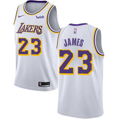 Nike Lakers #23 LeBron James White Youth NBA Swingman Association Edition Jersey Nike Lakers #23 LeBron James White Youth NBA Swingman Association Edition Jersey