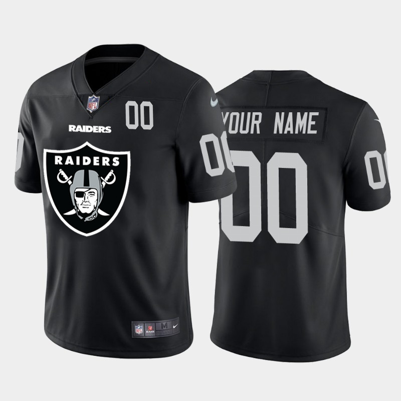 Nike Las Vegas Raiders Customized Black Team Big Logo Number Vapor Untouchable Limited Jersey Nike Las Vegas Raiders Customized Black Team Big Logo Number Vapor Untouchable Limited Jersey