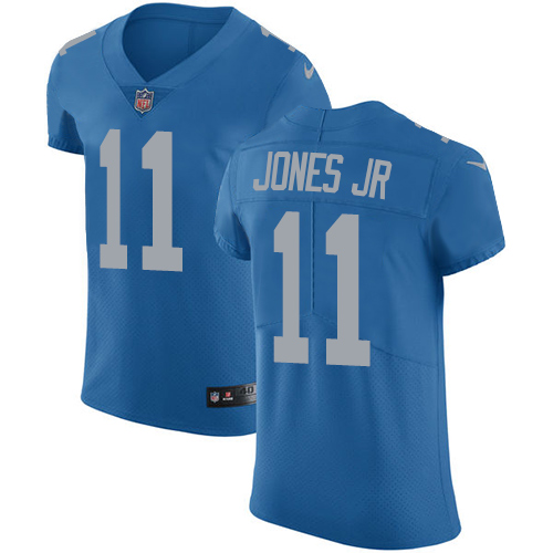 Nike Lions #11 Marvin Jones Jr Blue Throwback Men's Stitched NFL Vapor Untouchable Elite Jersey Nike Lions #11 Marvin Jones Jr Blue Throwback Men's Stitched NFL Vapor Untouchable Elite Jersey