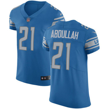 Nike Lions #21 Ameer Abdullah Blue Team Color Men's Stitched NFL Vapor Untouchable Elite Jersey Nike Lions #21 Ameer Abdullah Blue Team Color Men's Stitched NFL Vapor Untouchable Elite Jersey