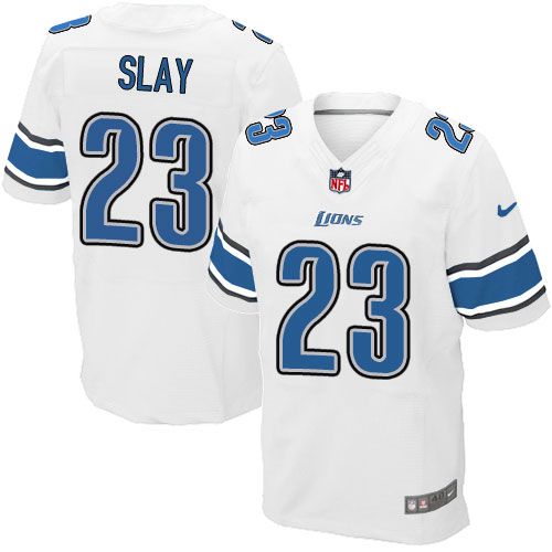 Nike Lions #23 Darius Slay White Men's Stitched NFL Elite Jersey Nike Lions #23 Darius Slay White Men's Stitched NFL Elite Jersey