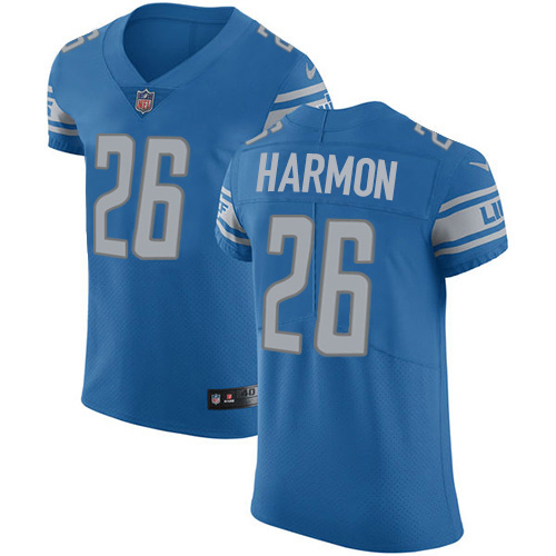 Nike Lions #26 Duron Harmon Blue Team Color Men's Stitched NFL Vapor Untouchable Elite Jersey Nike Lions #26 Duron Harmon Blue Team Color Men's Stitched NFL Vapor Untouchable Elite Jersey