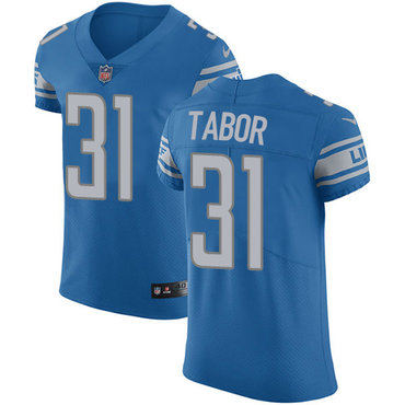 Nike Lions #31 Teez Tabor Blue Team Color Men's Stitched NFL Vapor Untouchable Elite Jersey Nike Lions #31 Teez Tabor Blue Team Color Men's Stitched NFL Vapor Untouchable Elite Jersey