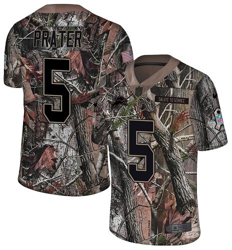 Nike Lions #5 Matt Prater Camo Men's Stitched NFL Limited Rush Realtree Jersey Nike Lions #5 Matt Prater Camo Men's Stitched NFL Limited Rush Realtree Jersey