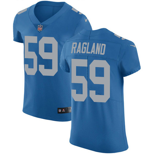 Nike Lions #59 Reggie Ragland Blue Throwback Men's Stitched NFL Vapor Untouchable Elite Jersey Nike Lions #59 Reggie Ragland Blue Throwback Men's Stitched NFL Vapor Untouchable Elite Jersey