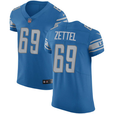 Nike Lions #69 Anthony Zettel Blue Team Color Men's Stitched NFL Vapor Untouchable Elite Jersey Nike Lions #69 Anthony Zettel Blue Team Color Men's Stitched NFL Vapor Untouchable Elite Jersey