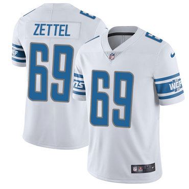 Nike Lions #69 Anthony Zettel White Men's Stitched NFL Vapor Untouchable Limited Jersey Nike Lions #69 Anthony Zettel White Men's Stitched NFL Vapor Untouchable Limited Jersey