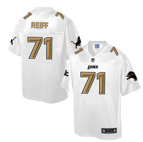Nike Lions #71 Riley Reiff White Men's NFL Pro Line Fashion Game Jersey Nike Lions #71 Riley Reiff White Men's NFL Pro Line Fashion Game Jersey