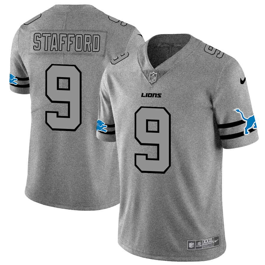 Nike Lions 9 Matthew Stafford 2019 Gray Gridiron Gray Vapor Untouchable Limited Jersey Nike Lions 9 Matthew Stafford 2019 Gray Gridiron Gray Vapor Untouchable Limited Jersey