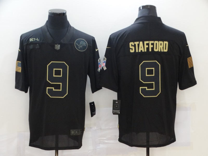 Nike Lions 9 Matthew Stafford Black 2020 Salute To Service Limited Jersey Nike Lions 9 Matthew Stafford Black 2020 Salute To Service Limited Jersey