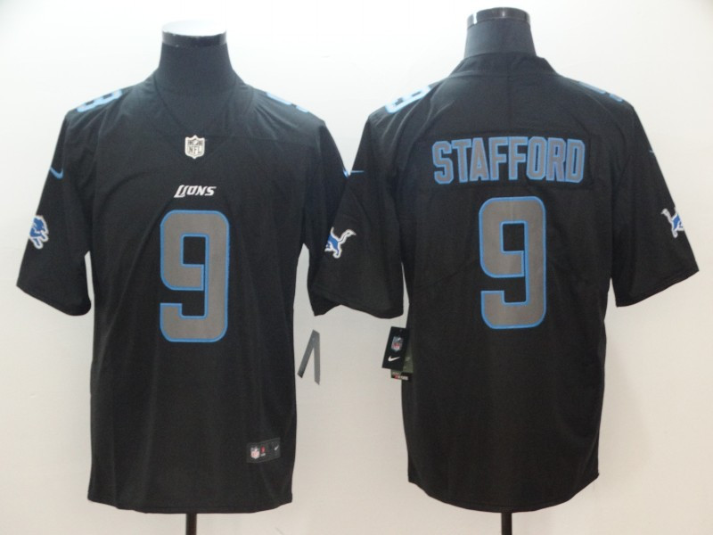 Nike Lions 9 Matthew Stafford Black Impact Rush Limited Jersey Nike Lions 9 Matthew Stafford Black Impact Rush Limited Jersey