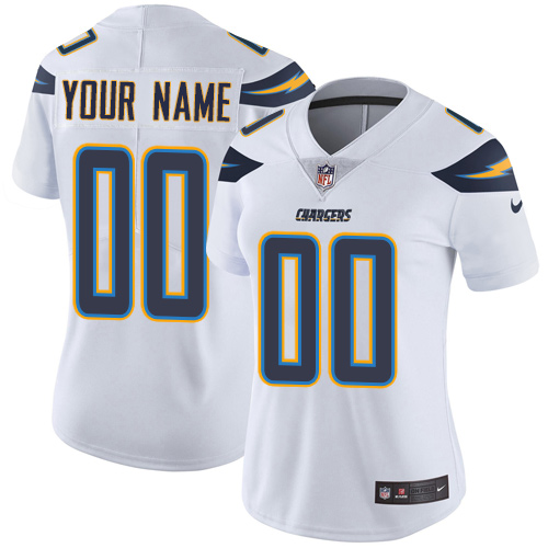 Nike Los Angeles Chargers Elite White Road Women's Jersey NFLVapor Untouchable Customized jerseys Nike Los Angeles Chargers Elite White Road Women's Jersey NFLVapor Untouchable Customized jerseys