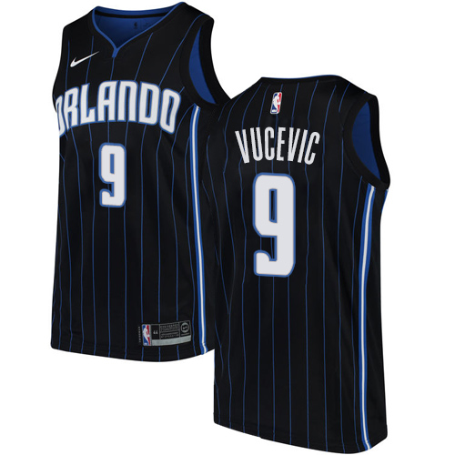 Nike Magic #9 Nikola Vucevic Black NBA Swingman Statement Edition Jersey Nike Magic #9 Nikola Vucevic Black NBA Swingman Statement Edition Jersey