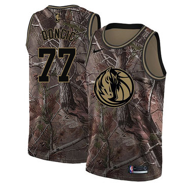Nike Mavericks #77 Luka Doncic Camo Youth NBA Swingman Realtree Collection Jersey Nike Mavericks #77 Luka Doncic Camo Youth NBA Swingman Realtree Collection Jersey