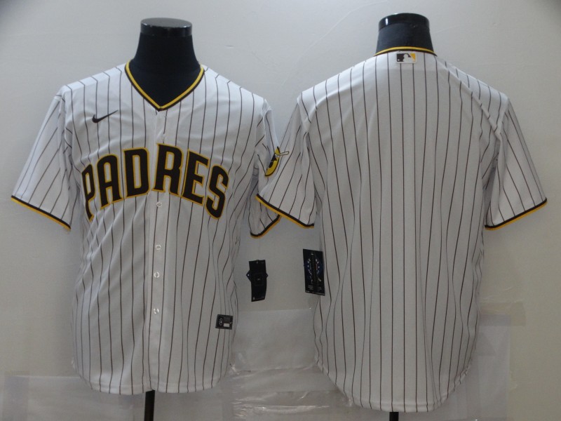 Nike Men's San Diego Padres White Blank Coolbase Jersey