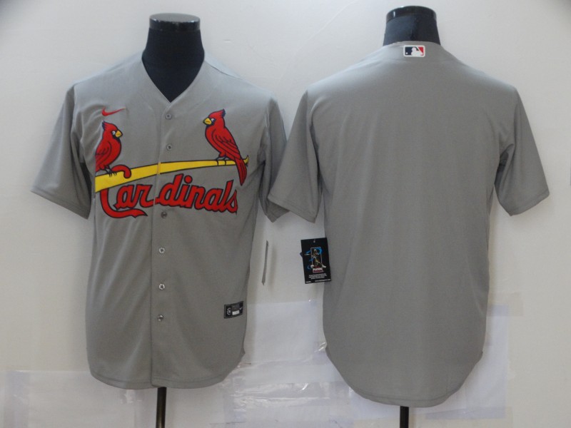Nike Men's St. Louis Cardinals grey Blank Coolbase Jersey Nike Men's St. Louis Cardinals grey Blank Coolbase Jersey