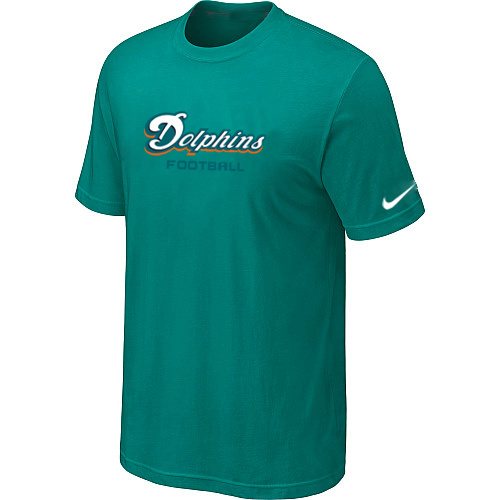 NEW NFL Miami Dolphins Sideline Legend Authentic Font Dri-fit T-Shirt Green NEW NFL Miami Dolphins Sideline Legend Authentic Font Dri-fit T-Shirt Green