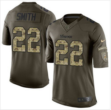 Nike Minnesota Vikings #22 Harrison Smith Green Men's Stitched NFL Limited Salute to Service Jersey Nike Minnesota Vikings #22 Harrison Smith Green Men's Stitched NFL Limited Salute to Service Jersey