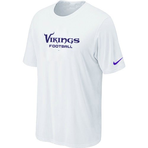 NEW NFL Minnesota Vikings Sideline Legend Authentic Font Dri-fit T-Shirt White NEW NFL Minnesota Vikings Sideline Legend Authentic Font Dri-fit T-Shirt White