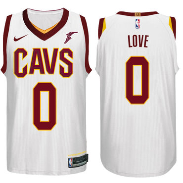 Nike NBA Cleveland Cavaliers #0 Kevin Love Jersey 2017 18 New Season White Jersey