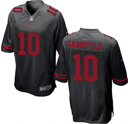 Nike NFL 49ers #10 jimmy garoppolo Black Vapor Untouchable Limited Jersey Nike NFL 49ers #10 jimmy garoppolo Black Vapor Untouchable Limited Jersey