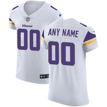 Nike NFL Minnesota Vikings Vapor Untouchable Customized Elite White Road Men's Jersey Nike NFL Minnesota Vikings Vapor Untouchable Customized Elite White Road Men's Jersey