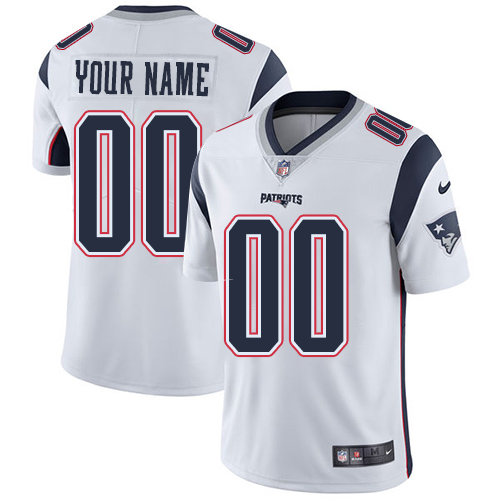 Nike NFL New England Patriots Vapor Untouchable Customized Limited White Road Youth Jersey Nike NFL New England Patriots Vapor Untouchable Customized Limited White Road Youth Jersey