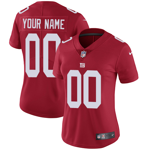 Nike NFL New York Giants Vapor Untouchable Customized Elite Red Alternate Women's Jersey Nike NFL New York Giants Vapor Untouchable Customized Elite Red Alternate Women's Jersey