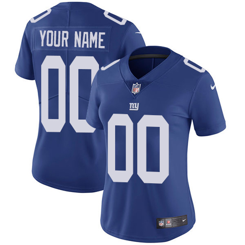 Nike NFL New York Giants Vapor Untouchable Customized Elite Royal Blue Home Women's Jersey Nike NFL New York Giants Vapor Untouchable Customized Elite Royal Blue Home Women's Jersey