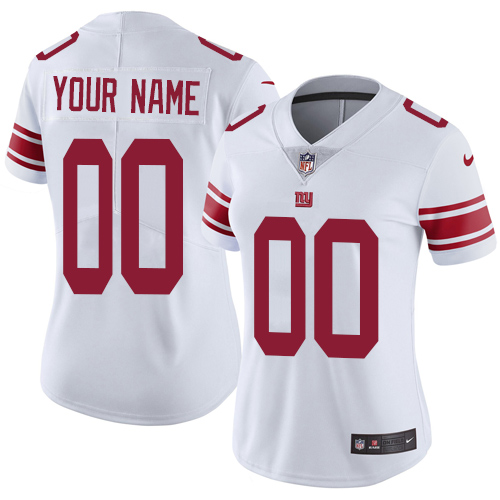 Nike NFL New York Giants Vapor Untouchable Customized Limited White Road Women's Jersey Nike NFL New York Giants Vapor Untouchable Customized Limited White Road Women's Jersey