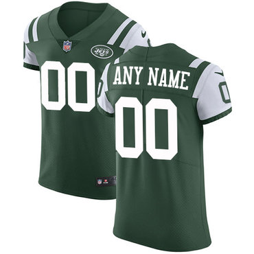Nike NFL New York Jets Vapor Untouchable Customized Elite Green Home Men's Jersey Nike NFL New York Jets Vapor Untouchable Customized Elite Green Home Men's Jersey