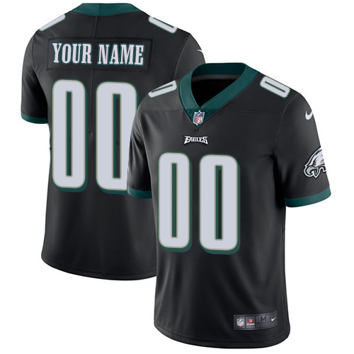 Nike NFL Philadelphia Eagles Vapor Untouchable Customized Limited Black Alternate Men's Jersey